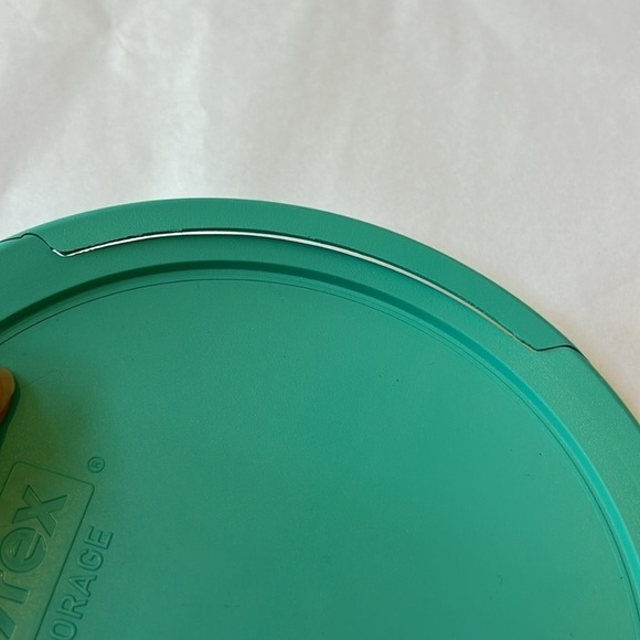 Pyrex Set of 3 Glass Turquoise Blue Pinwheel Serving Bowls - Picture 13 of 13